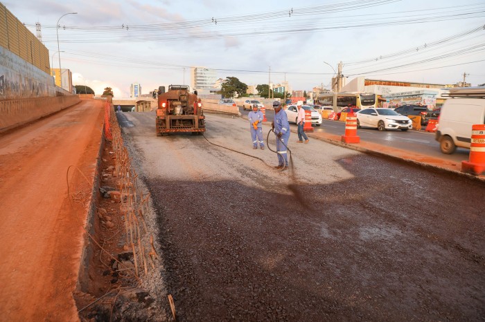 Ligação entre Túnel de Taguatinga e Elmo Serejo pronta para o asfalto