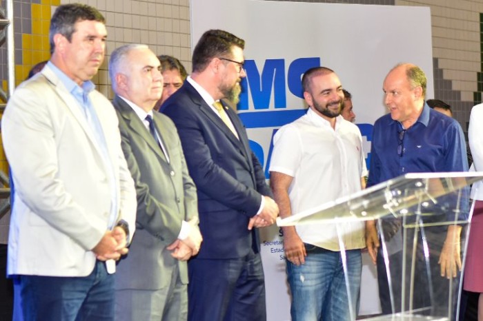 Com investimento de R$ 52 mi, João César Mattogrosso participou do lançamento do MS Saúde