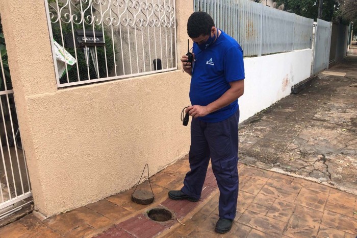 Sanepar vistoria 2 mil imóveis na Bacia do Ribeirão Cambé, em Londrina