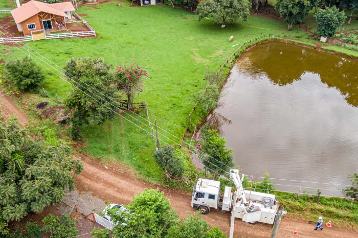 Programa Paraná Trifásico entrega 12,5 mil km de novas redes e alcança 50% do programado