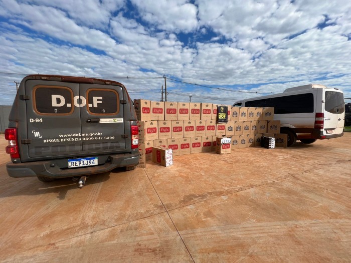 DOF apreende cigarro, veículo adulterado e recaptura foragido da justiça