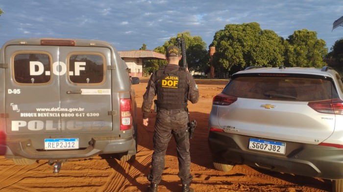 Veículo roubado este ano no Rio de Janeiro é recuperado pelo DOF em Iguatemi