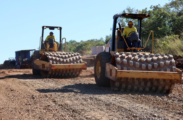 Obras seguem avançando na MS-347, no trecho de Dois Irmãos a Nioaque