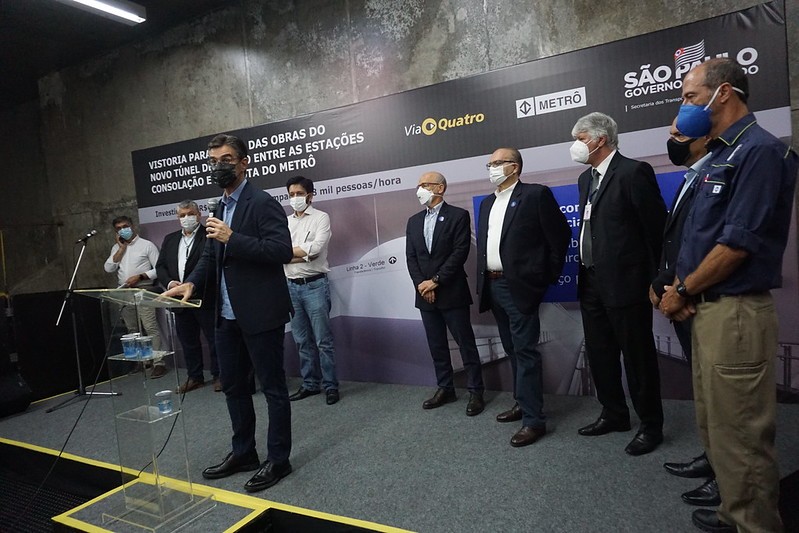 SP inicia obras do novo túnel de ligação entre as linhas 2-Verde e 4-Amarela do Metrô