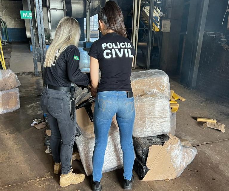 Polícia Civil realiza incineração de drogas em Campo Grande (MS)