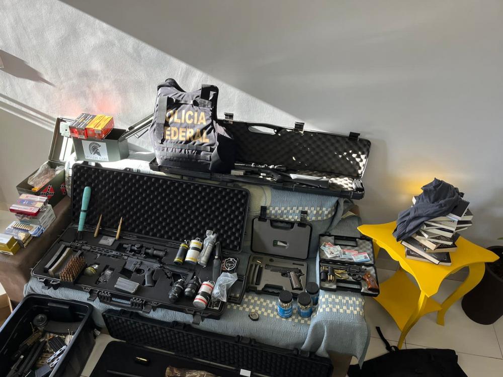 Equipamentos apreendidos pelos policiais. Foto: Divulgação