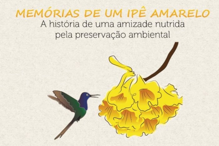 Livro narra a saga de um beija-flor e um ipê na luta contra o fogo no Pantanal