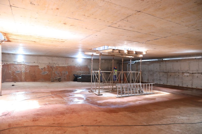 Centro operacional do Túnel de Taguatinga está em fase de acabamento