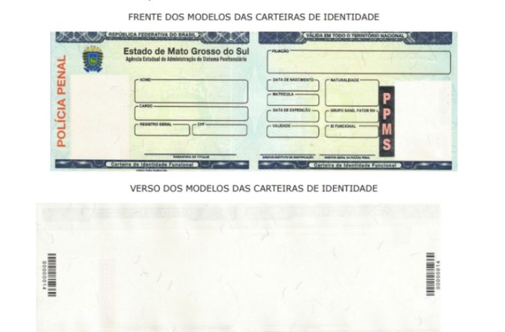 Mais uma conquista: Carteira de Identidade Funcional da Polícia Penal é oficializada