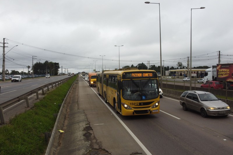 Tráfego intenso da BR-116 impacta transporte coletivo entre municípios da RMC