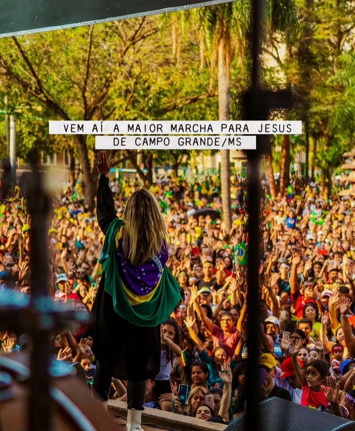 A 35ª edição da Marcha para Jesus acontece no aniversário de Campo Grande