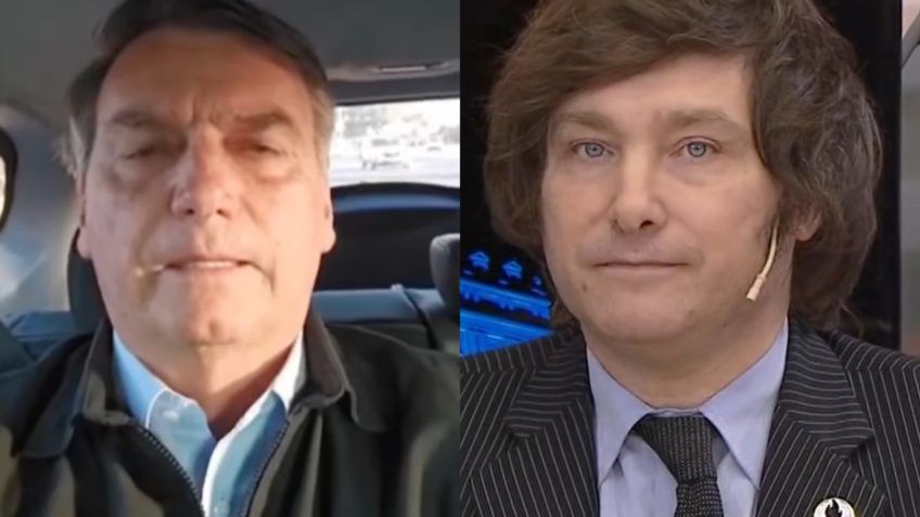 Milei agradece a Bolsonaro 