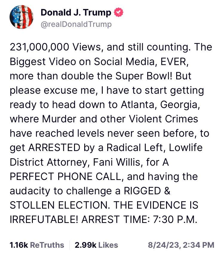 Trump pode ser preso daqui a pouco