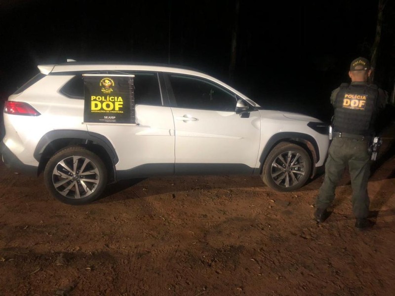Veículo roubado no Paraná nesta quinta-feira é recuperado pelo DOF em Amambai