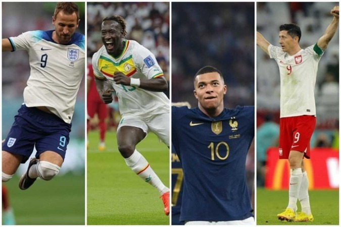 Senegal e Polônia enfrentam as favoritas Inglaterra e França neste domingo