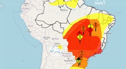 Foto: Reprodução/Inmet