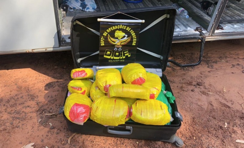 Droga que seria levada para Cuiabá é apreendida pelo DOF