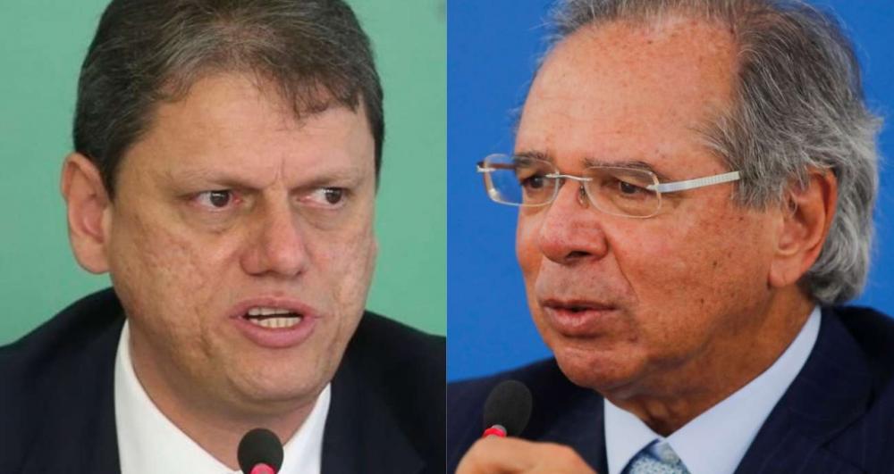 Tarcísio sonda Paulo Guedes para compor Governo de SP