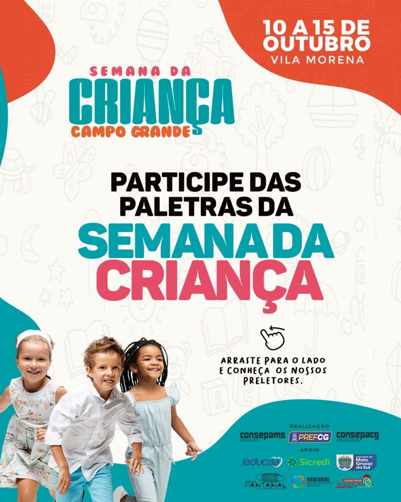 Semana da Criança terá palestras para combate à violência em Campo Grande