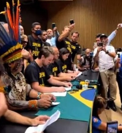 Cacique anuncia Paralisação Total do Brasil no sábado (10) em Brasília