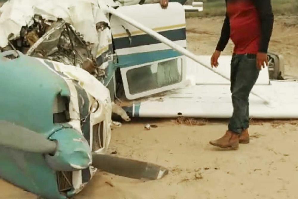 Avião faz pouso forçado no Pantanal e quatro ficam feridos