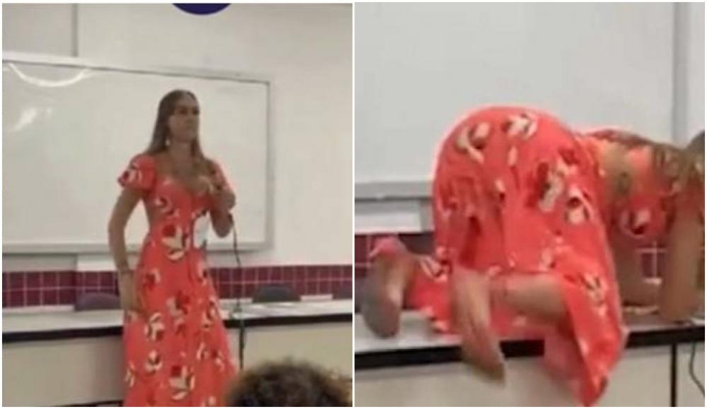 Universidade pública tem dança erótica em sala de aula