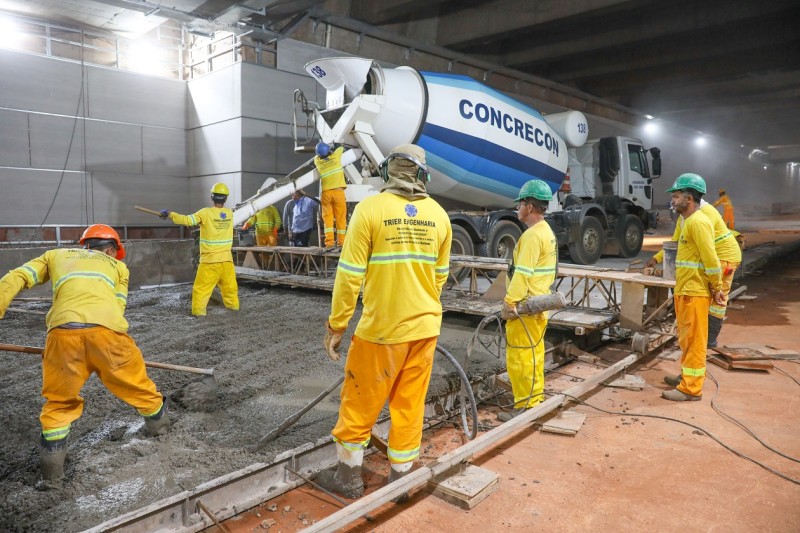 Finalizada a pavimentação da fase 3 do Túnel de Taguatinga