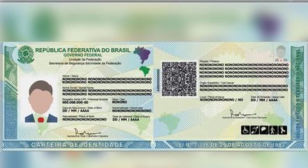  Nova carteira de identidade deve ser emitida em todo o Brasil a partir do dia 11