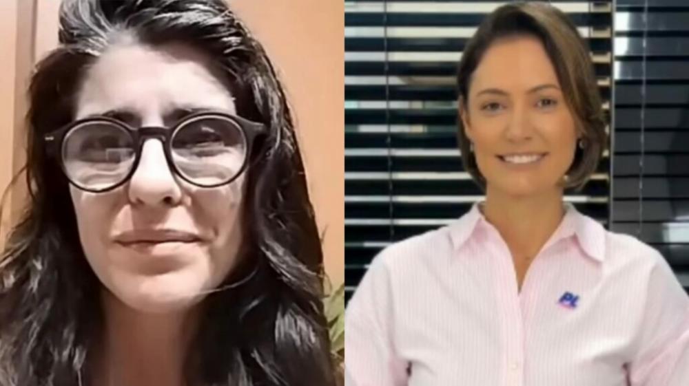 Em live com Genoino militante do PT fala em “destruir” Michelle Bolsonaro