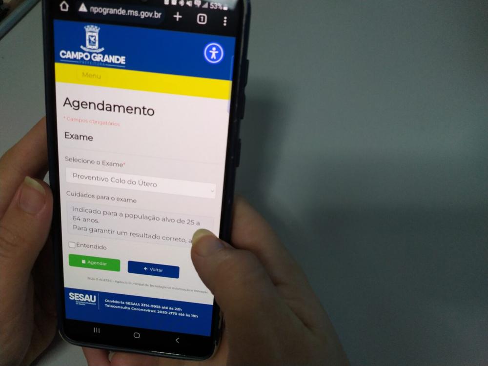 Pacientes podem agendar exame preventivo pelo celular em Campo Grande
