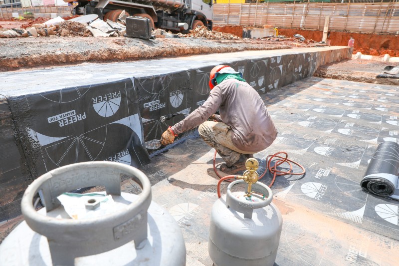 Termina a impermeabilização do boulevard do Túnel de Taguatinga