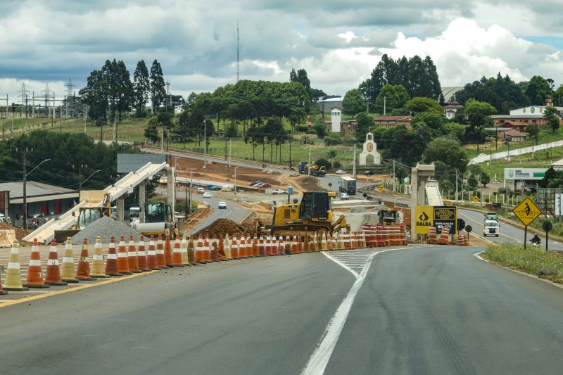 Obras de duplicação na BR-277 em Guarapuava ultrapassam 70% de conclusão
