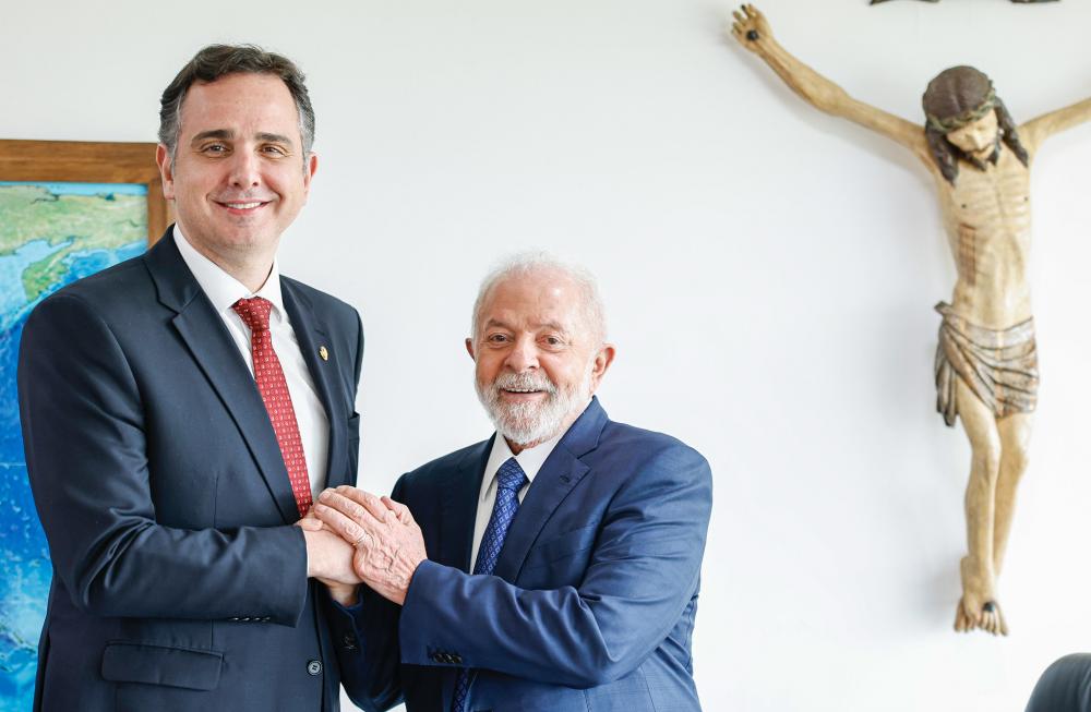 Pacheco diz: “Nada abala minha relação com o presidente Lula”