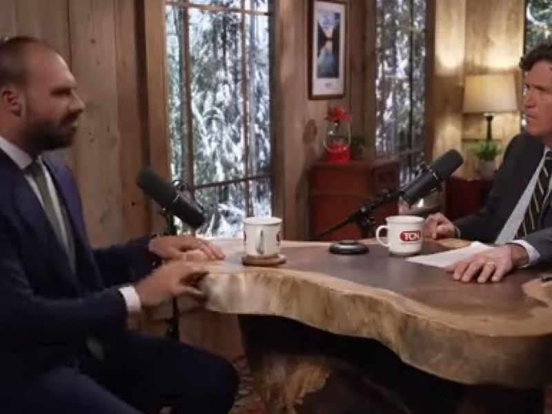 Eduardo Bolsonaro diz em entrevista nos EUA que o Brasil não é mais um país livre