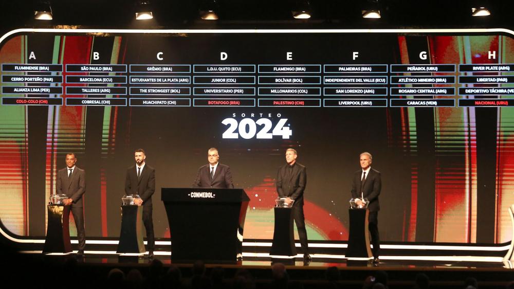 Libertadores: Confira os times e grupos sorteados para a edição de 2024