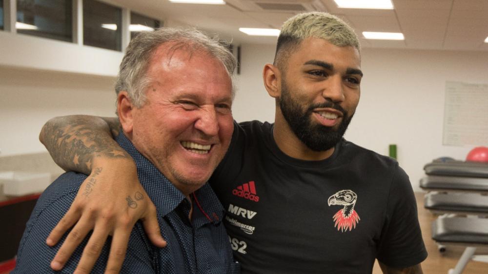 Zico oferece o CT a Gabigol enquanto ele cumpre suspensão por fraude em doping