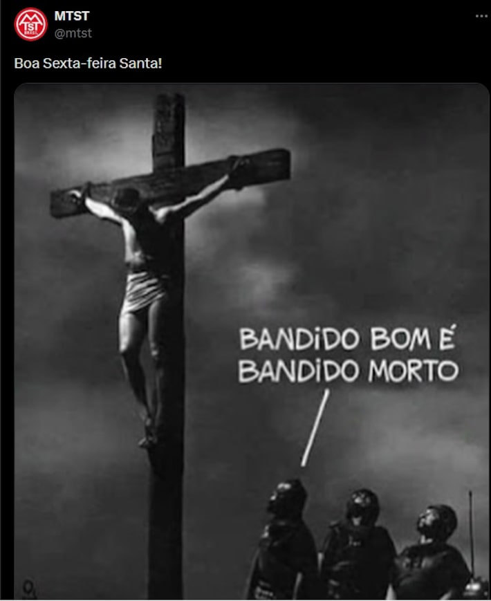 MTST remove publicação sobre Jesus e alega que foi “inapropriada”