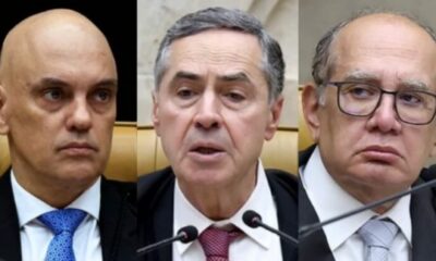 Confronto explosivo: Barroso, Moraes e Gilmar em embate no STF