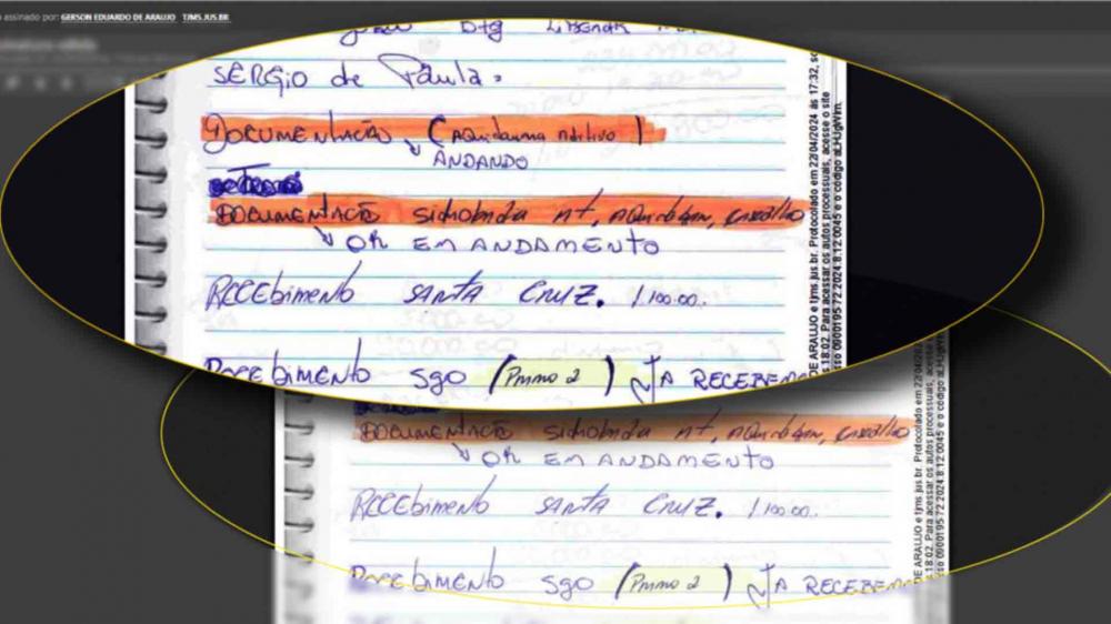 Nome de Sérgio de Paula é encontrado em anotações durante operação contra Claudinho Serra