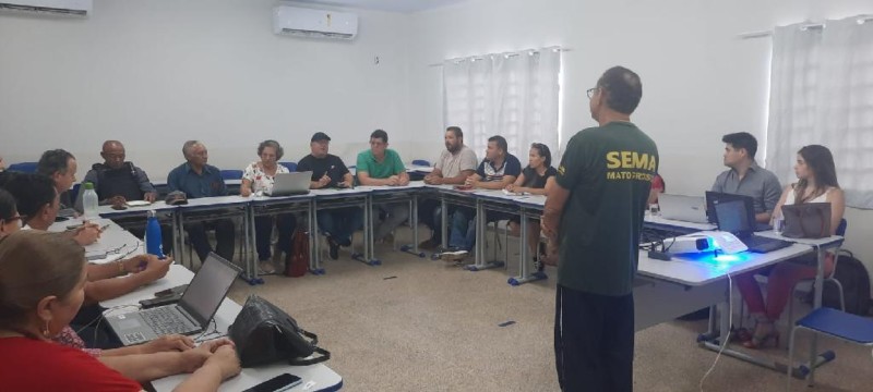 Reunião do Conselho Parque Estadual Gruta da Lagoa Azul - Foto por: Sema/MT