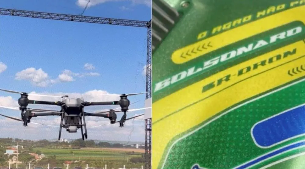 Novidade na Agrishow: Drones Bolsonaro para agricultura