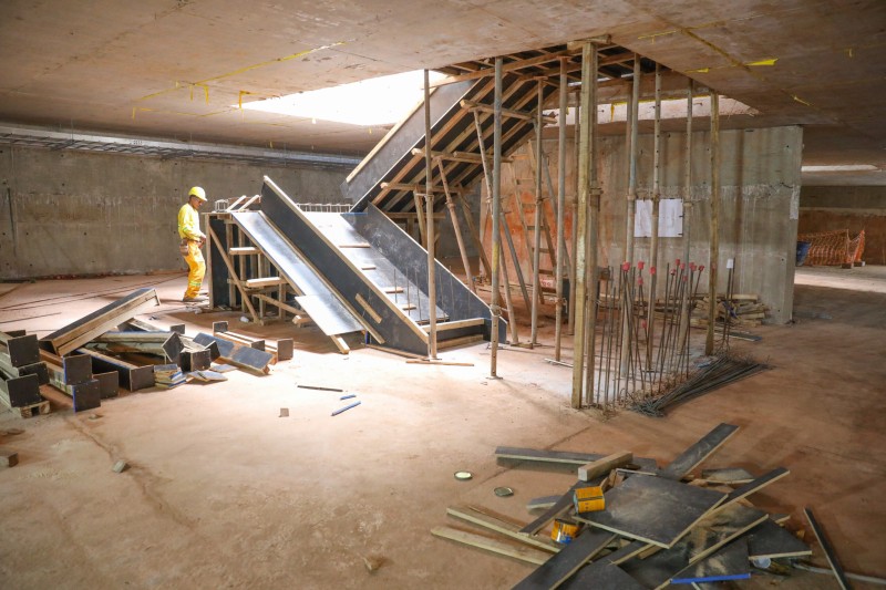 Túnel de Taguatinga terá três escadas de emergência