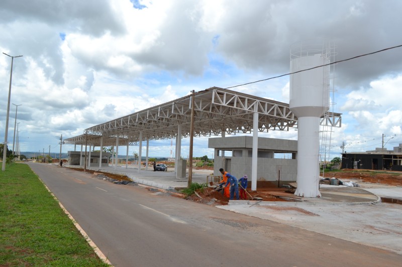 Terminal Rodoviário do Sol Nascente tem 75% da obra executada
