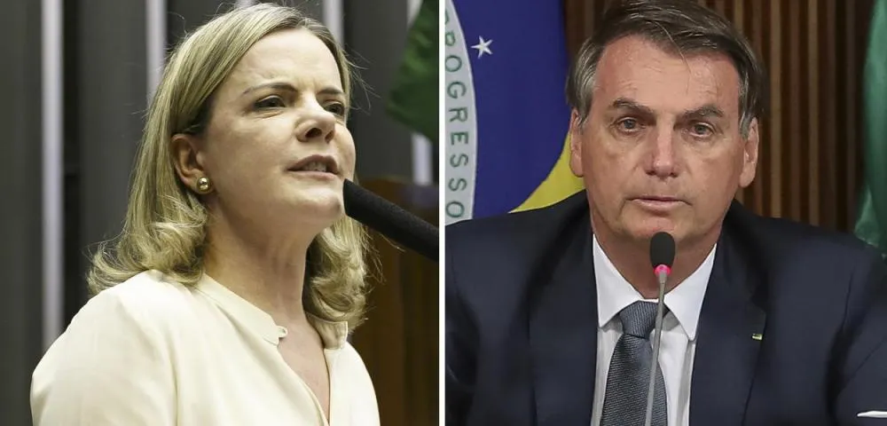 Gleisi Hoffmann acusa Bolsonaro de ser aliado do PCC ao liberar porte de armas para CACs