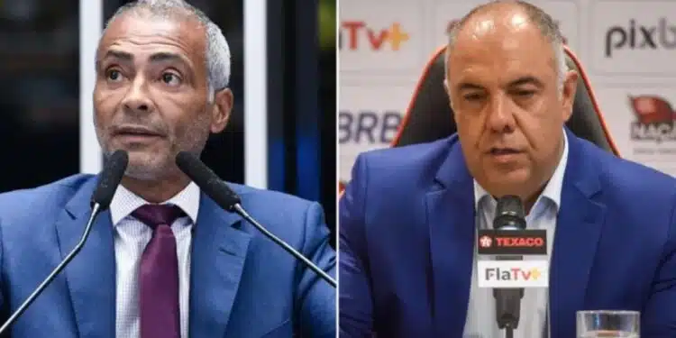 Romário e Marcos Braz são investigados por suspeita de esquema de corrupção envolvendo verbas esportivas