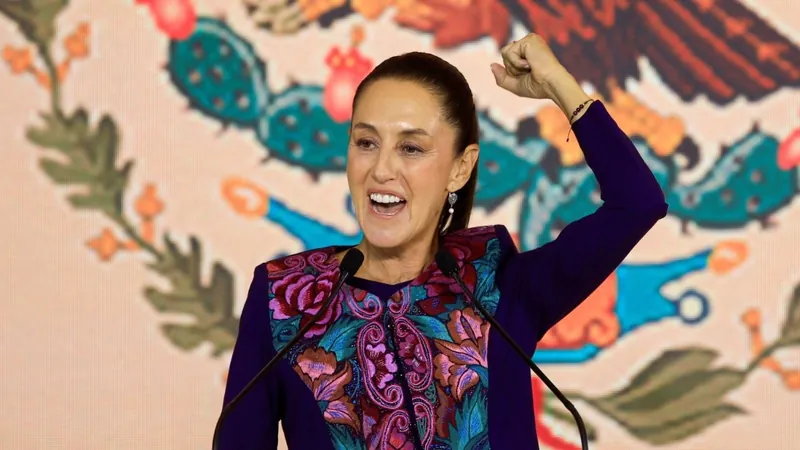 Claudia Sheinbaum se torna a primeira mulher presidente do México