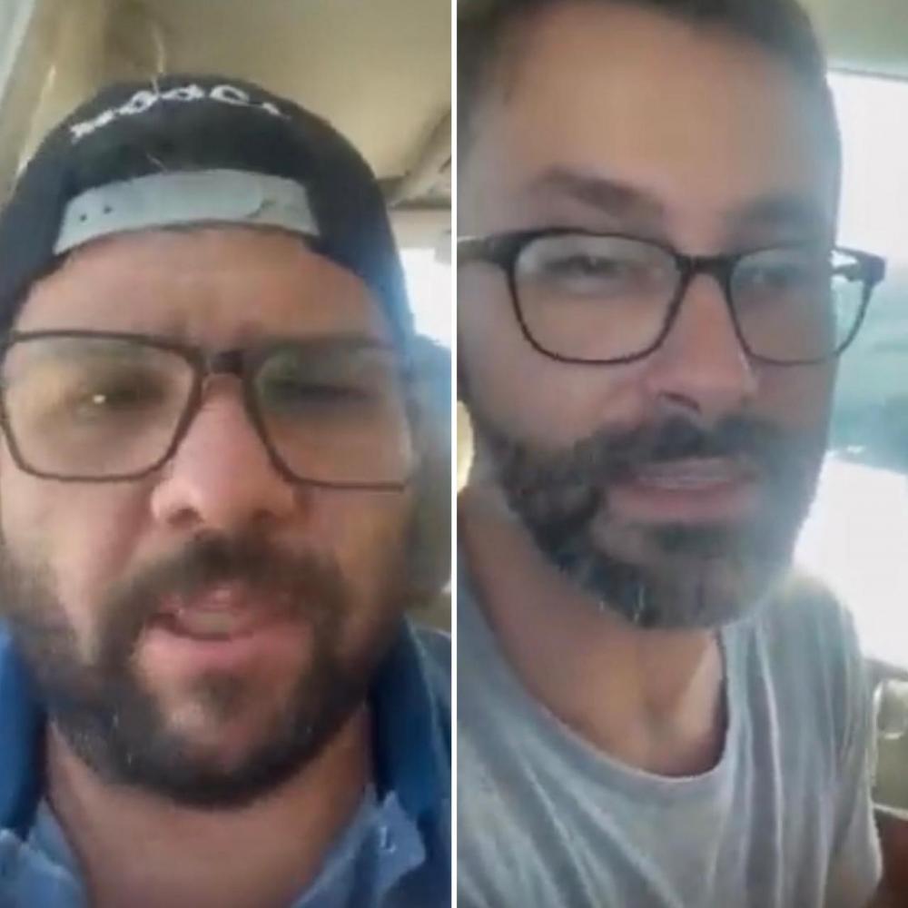 Eustáquio aparece em bimotor dizendo que está indo em missão pelo Brasil