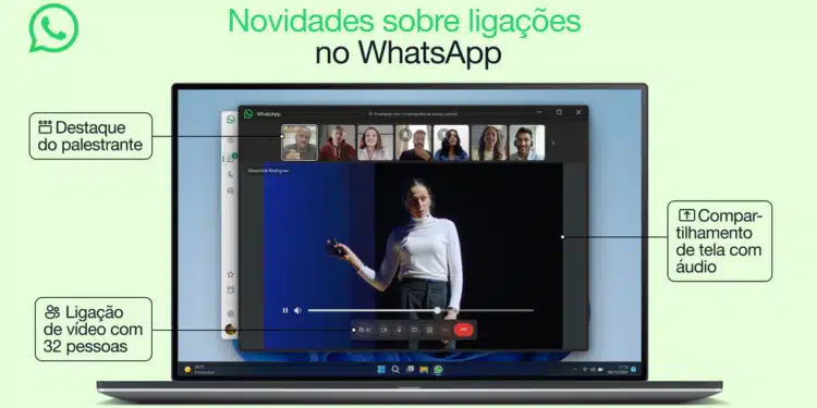 WhatsApp revoluciona chamadas com videoconferências para até 32 participantes