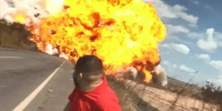 Explosão de caminhão-tanque no Pará deixa equipe do SBT ferida