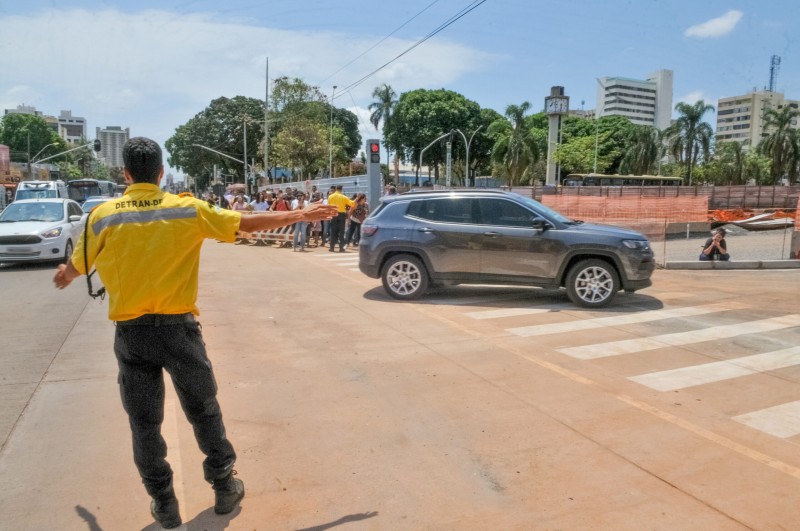 Liberações parciais na área do Túnel de Taguatinga desafogam trânsito